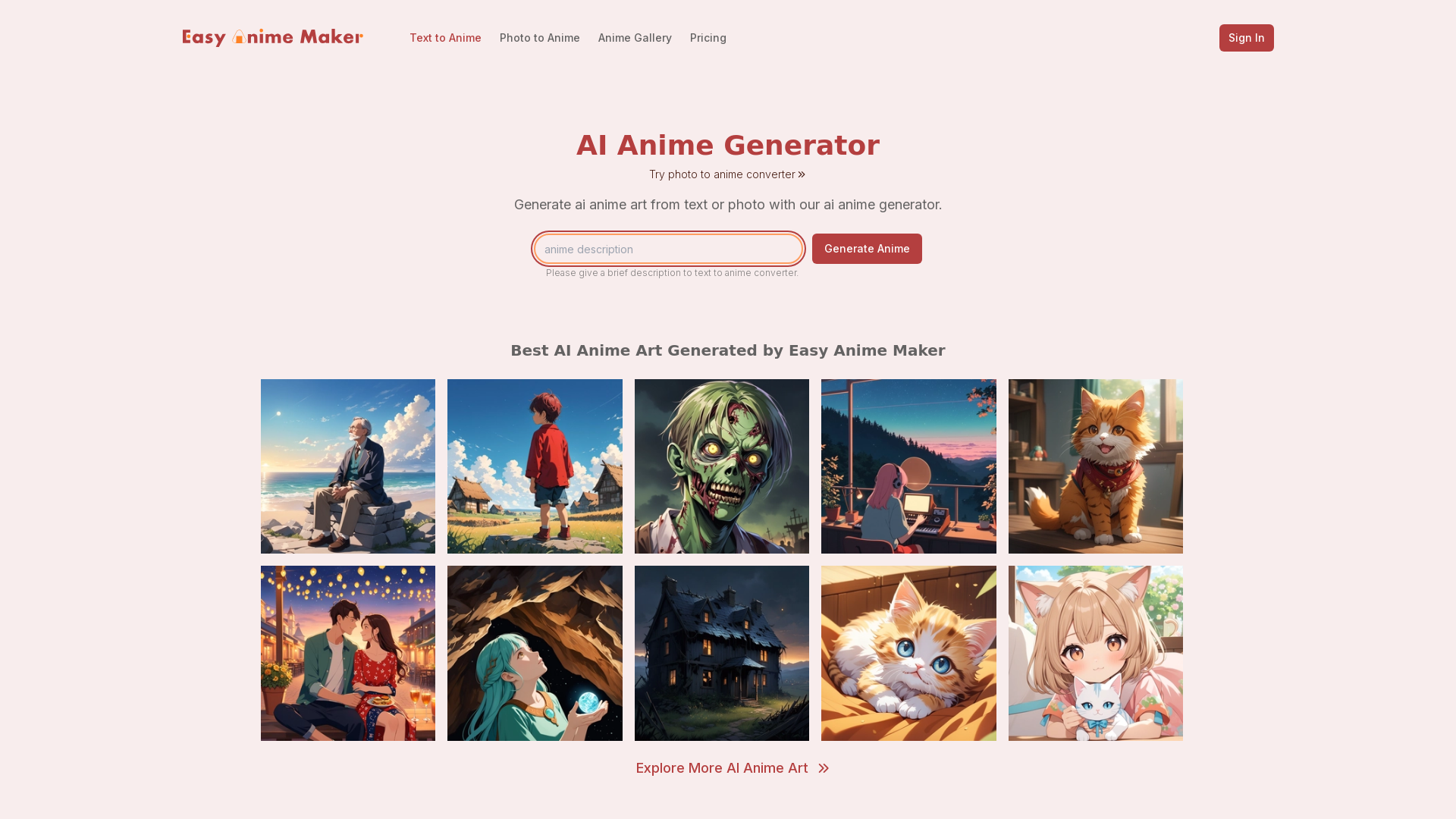 Easy Anime Maker