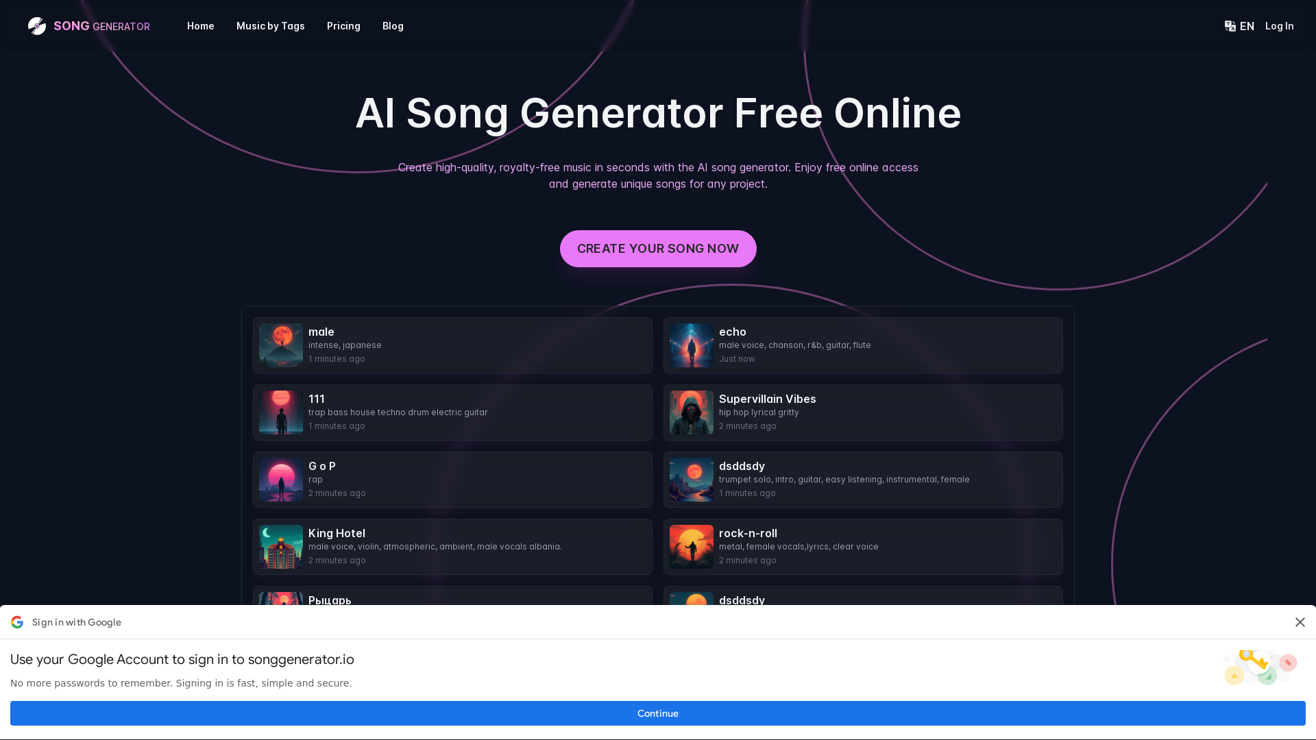 AI Song Generator