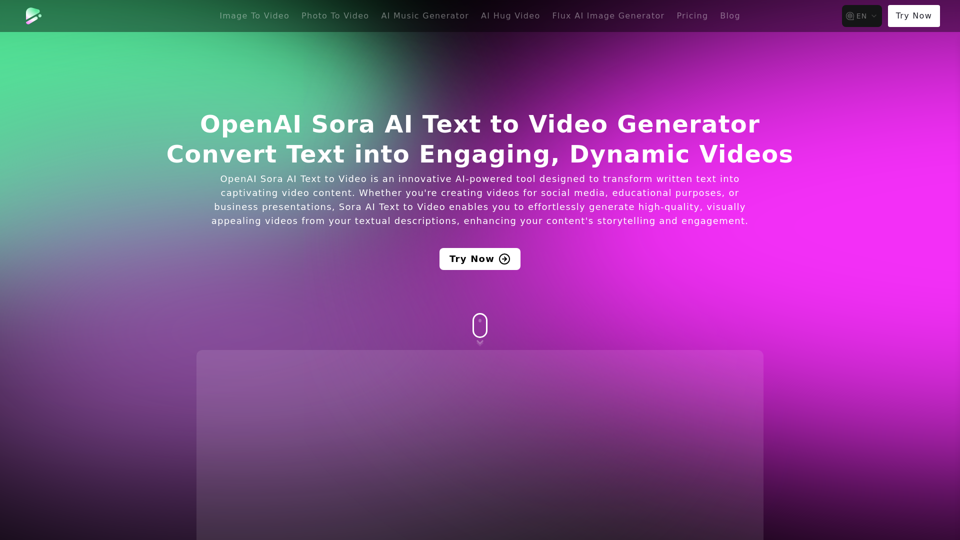 OpenAI Sora AI