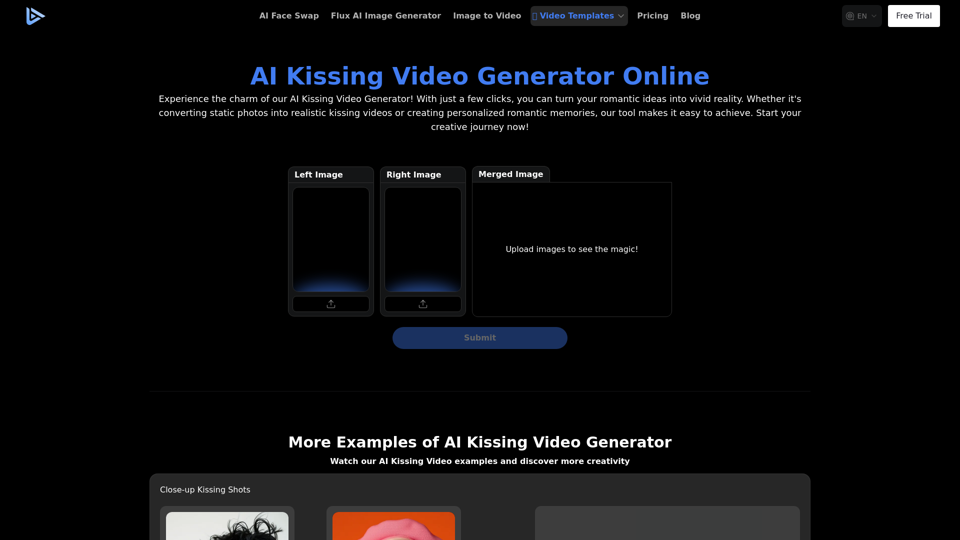 AI Kissing Video Generator