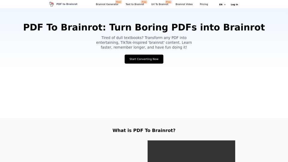 PDF To Brainrot