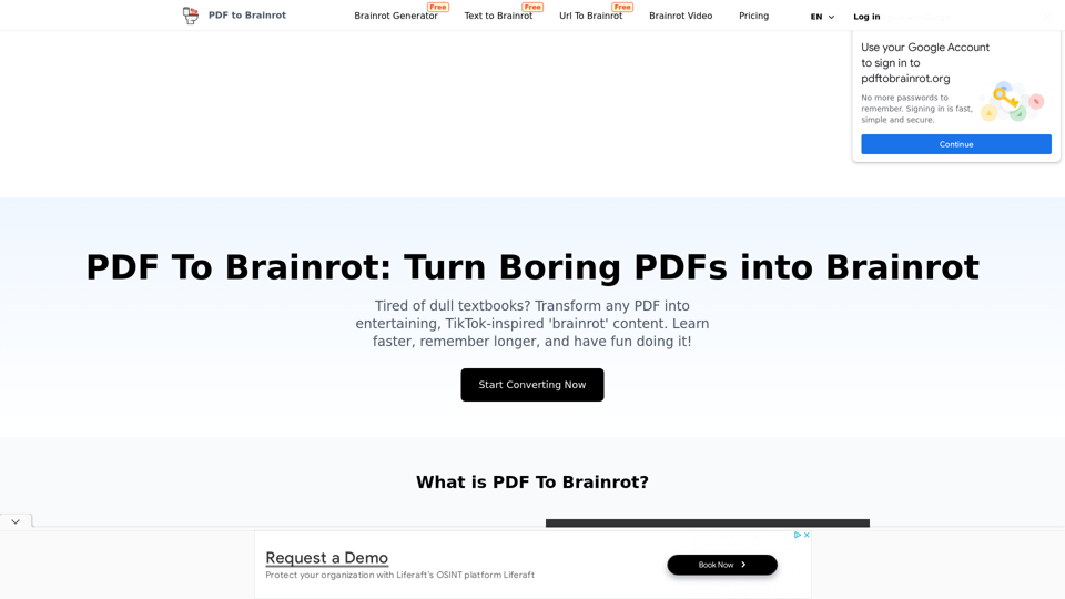 PDF To Brainrot