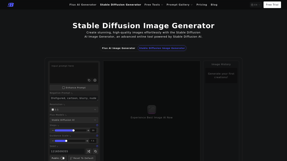 Stable Diffusion Image Generator