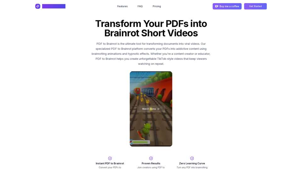 PDF to Brainrot