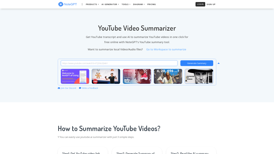 Youtube Video Summarizer AI