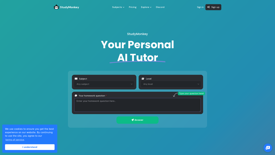 Free AI Homework Helper