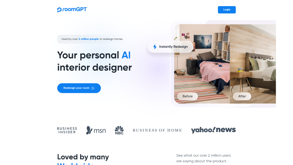 RoomGPT - AI Interior Designer | Transform Room with Personal AI