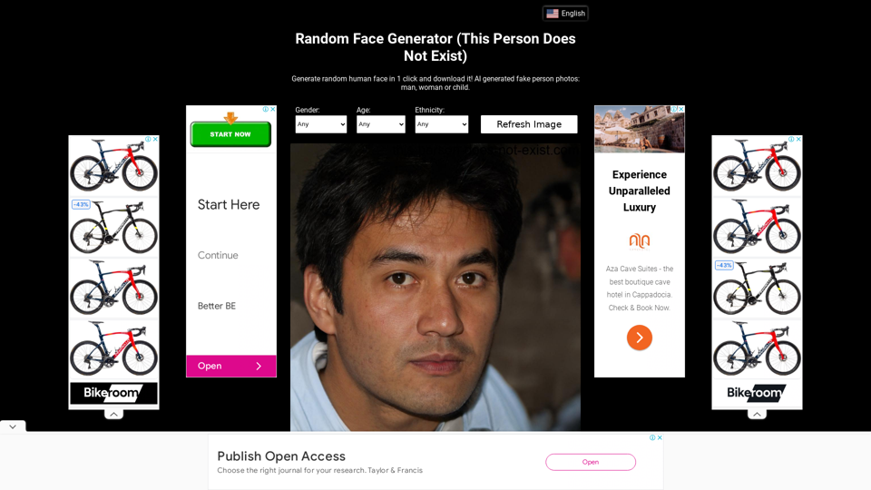 This Person Does Not Exist - Random Face Generator