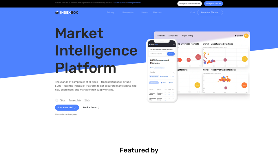 IndexBox - Market Intelligence Platform - Data, Tools, and Analytics