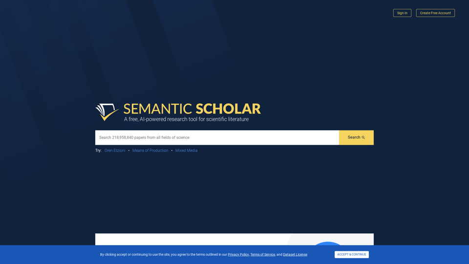 Semantic Scholar | AI-Powered Research Tool