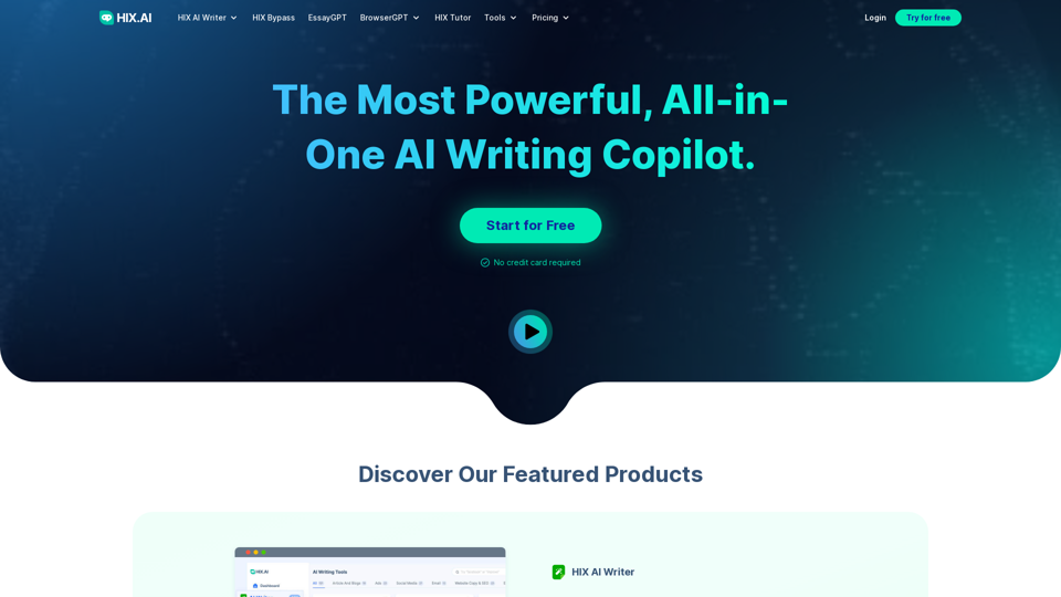 HIX AI - AI Search Engine - Obtain Precise Answers for Free