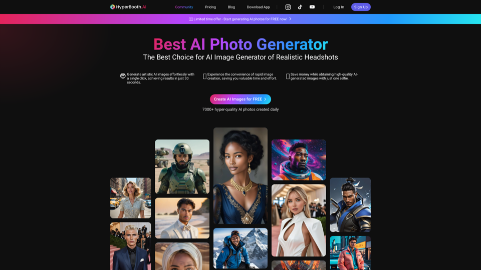 HyperBooth - The Best Choice for AI Image Generator of Realistic Headshots