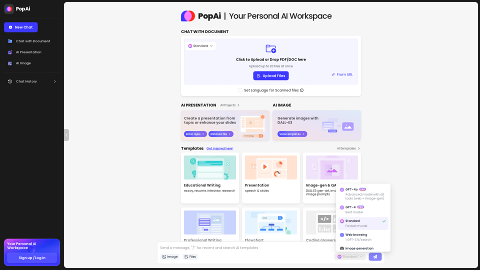 PopAi: Your Personal AI Workspace