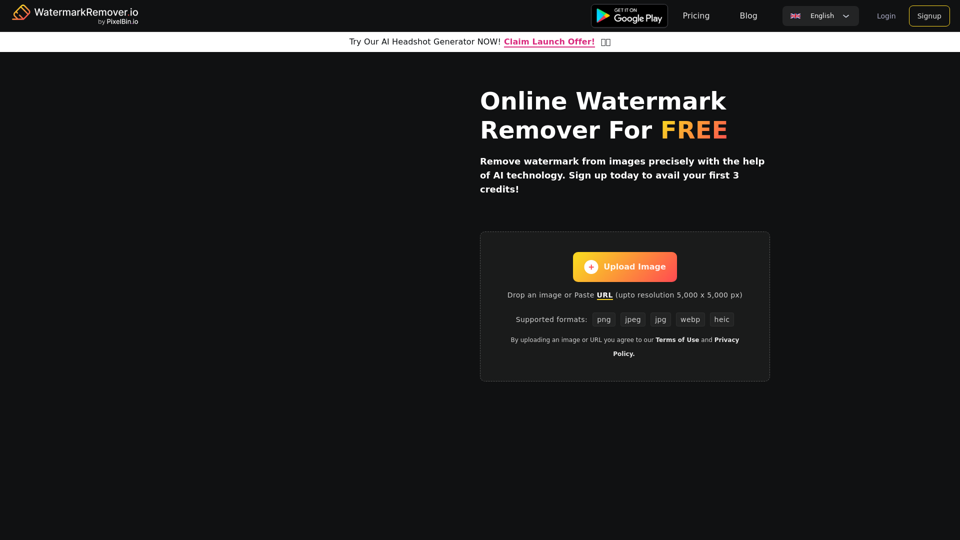 Watermark Remover - Remove Watermarks Online from Images for Free