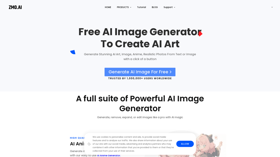 ZMO AI - Free Anime AI Image Generator Online