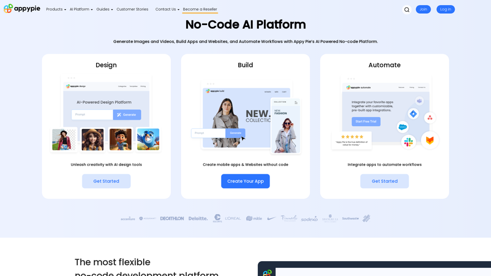 No-Code AI Platform - Design, Build, Automate | Appy Pie