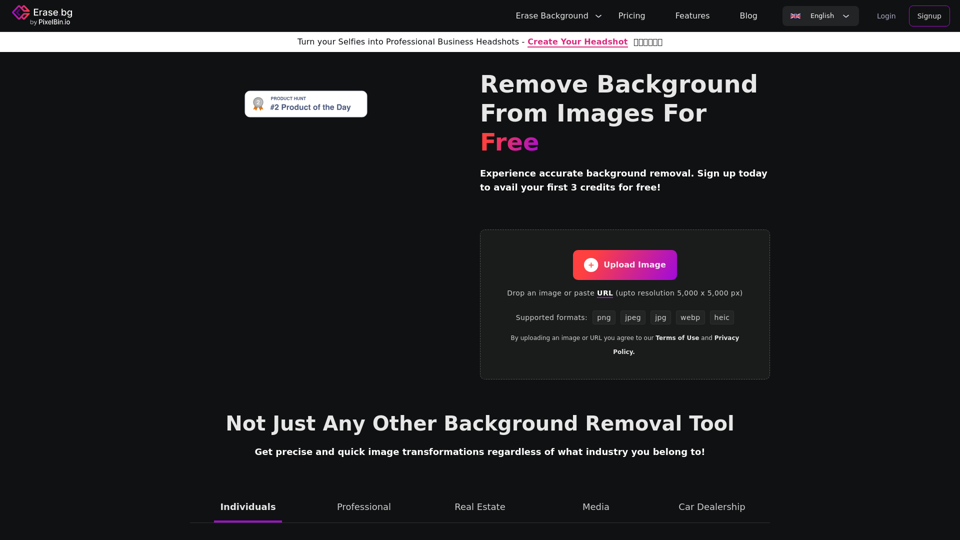Free Background Image Remover: Remove BG from HD Images Online - Erase.bg