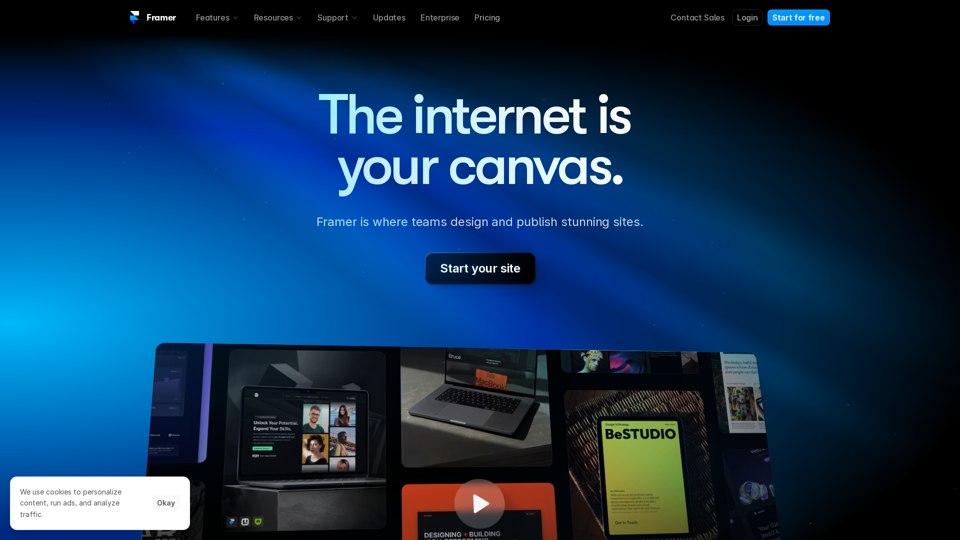 Framer — The internet is your canvas