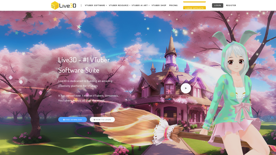 Live3D - #1 VTuber Software Suite