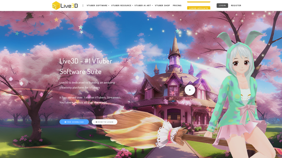 Live3D - Suite logicielle n°1 pour les VTuber