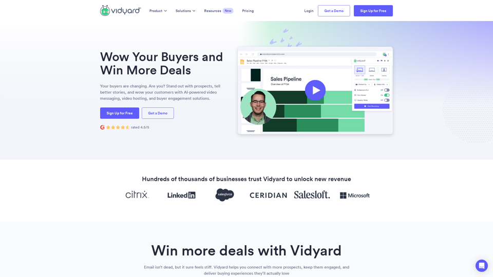 Vidyard - Video Tools for Virtual Sales and Marketing Teams