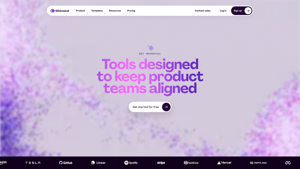 Whimsical - The iterative workspace for product teams