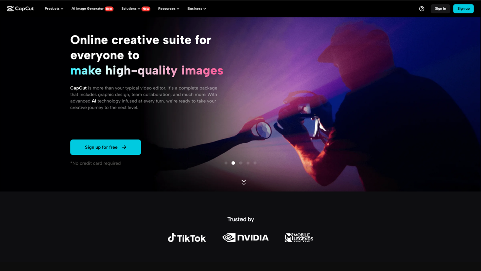CapCut | All-in-one video editor & graphic design tool driven by AI