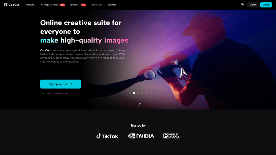 CapCut | All-in-one video editor & graphic design tool powered by AI