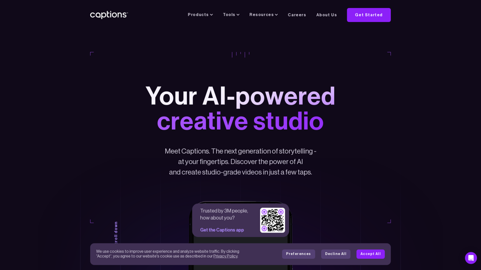 Captions | Your AI-powered creative studio