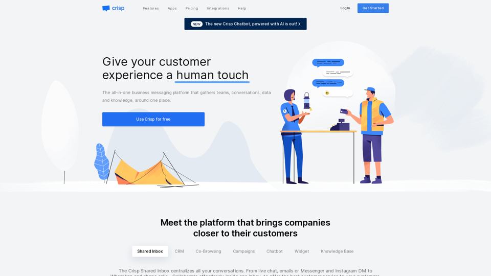 Crisp - Business Messaging Platform for Startups & SMBs