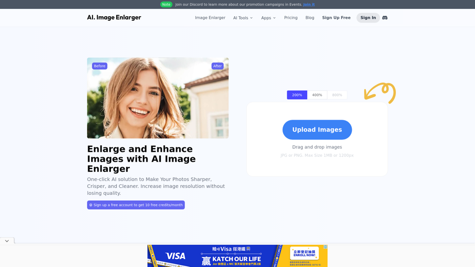 AI Image Enlarger | Enlarge Images Without Losing Quality!