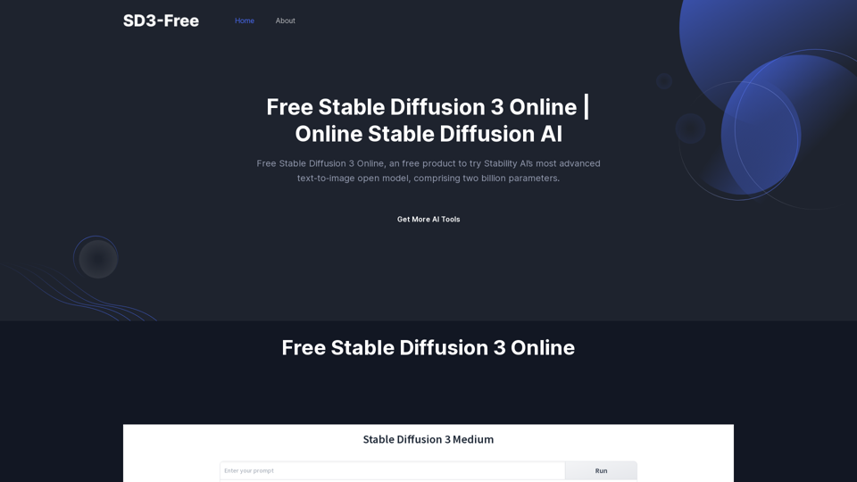 Free Stable Diffusion 3 Online | Online Stable Diffusion AI