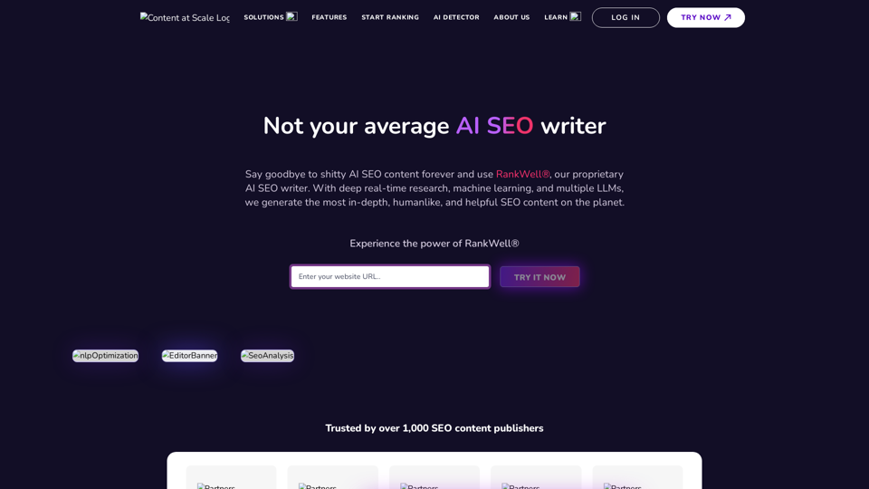 Content at Scale | The Best AI SEO Writer for Marketers