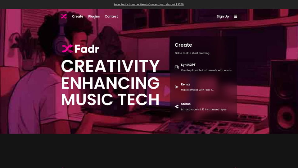 AI Music Maker - Fadr