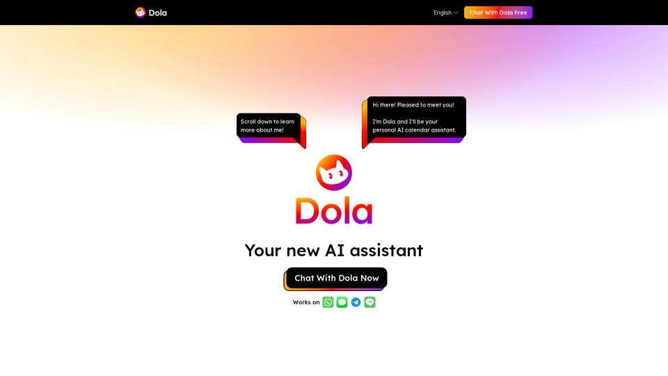 Dola - AI Calendar Assistant