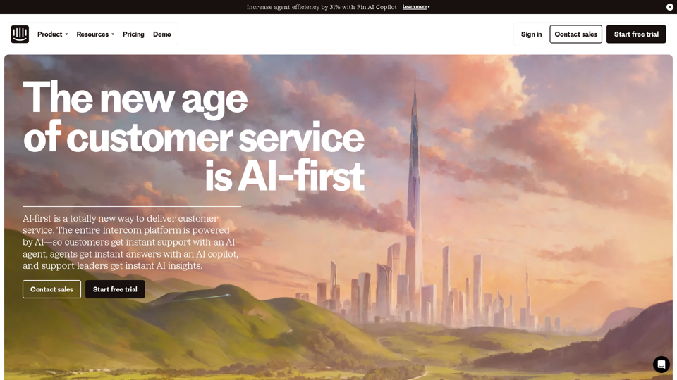 Intercom: The complete AI-first customer service solution
