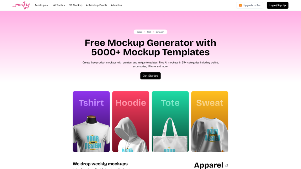 Best Free Mockups Online with AI Mockup Templates | Mockey
