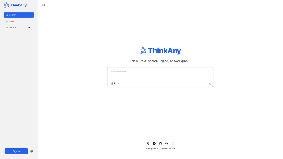 ThinkAny - AI Search Engine