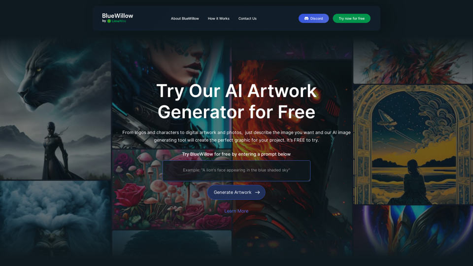 BlueWillow | Free AI Art Generator
