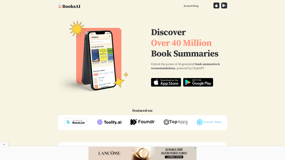 AI Book Summaries - BooksAI