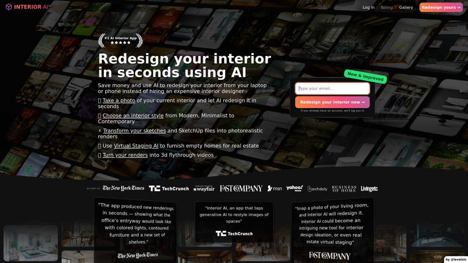 Interior AI™ | #1 AI Interior Designer, Virtual Staging AI tool + Room GPT AI Room Generator