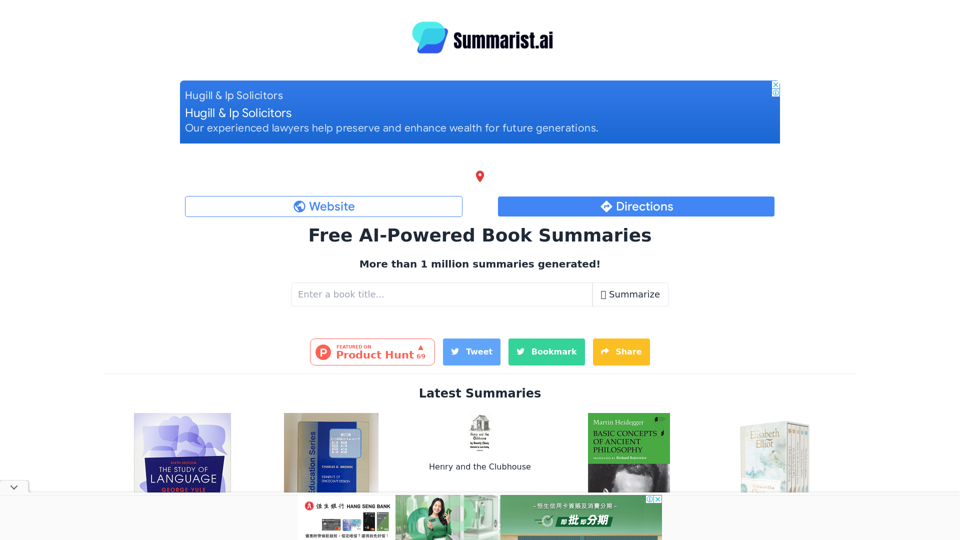Summarist.ai - Free AI-Powered Book Summaries | Discover, Learn & Grow