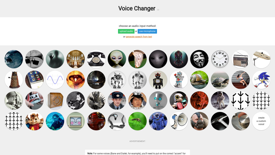 Voice Changer - Online & Free