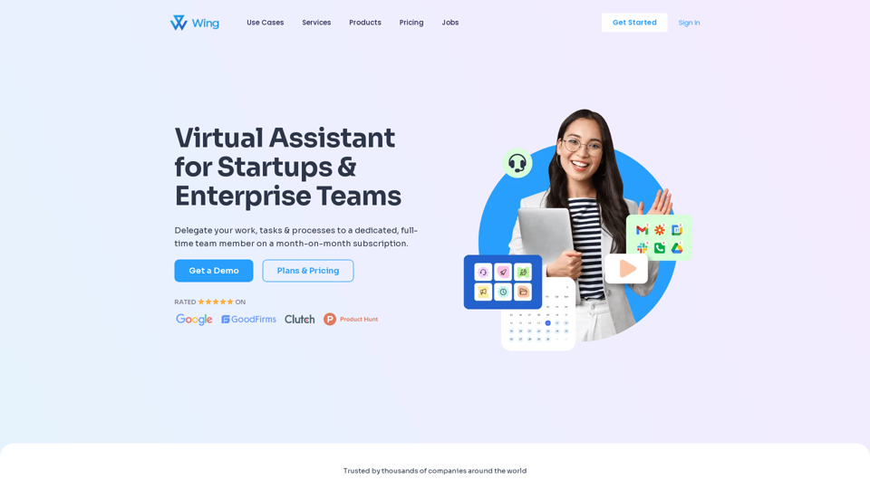 Wing Assistant: Top 0.5% Virtual Assistants in Admin, Sales, Marketing and More - Wing Assistant