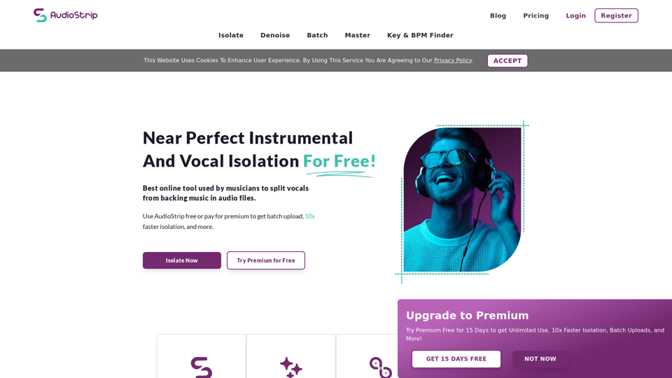 AudioStrip - The Best Online Vocal Isolator for Free