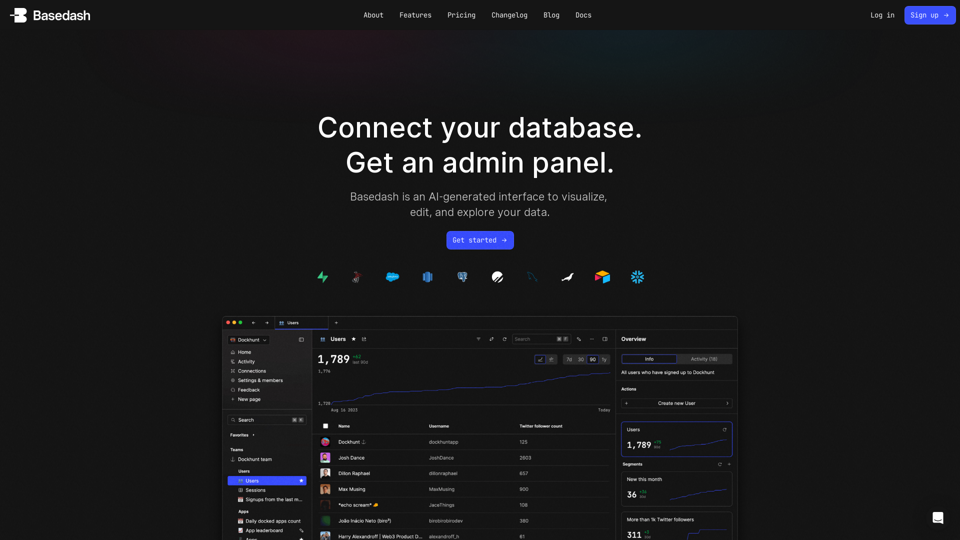 Basedash | The admin panel you don't have to build
