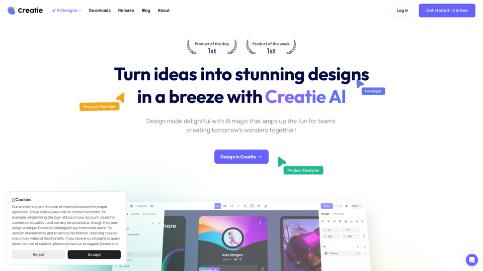 Creatie | An AI empowered design tool for creatives