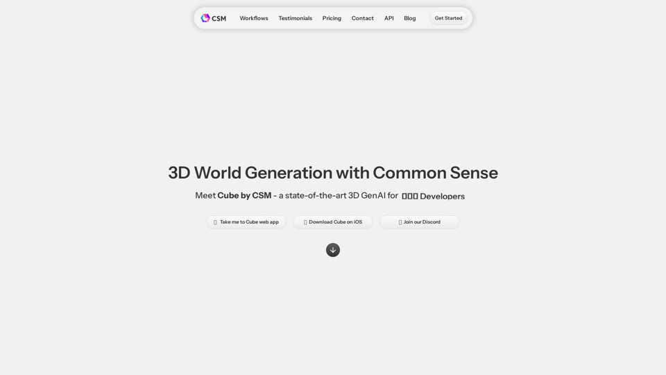 CSM — Turn photos, text or sketch into 3D Worlds