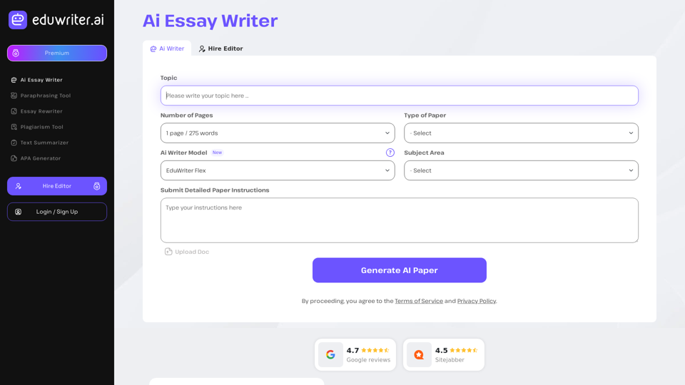 Free Ai Essay Writer: Multi-Model Bypass Essay Generator