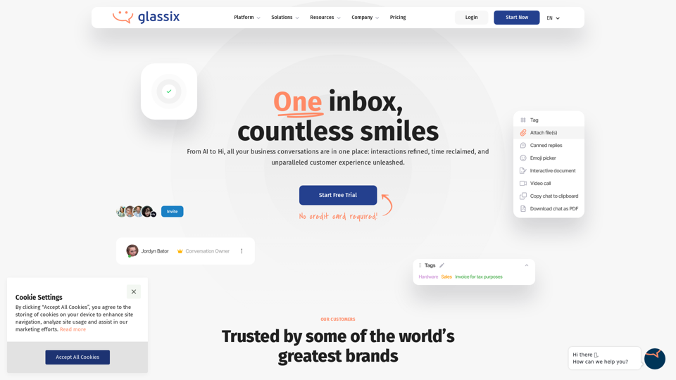 Glassix | AI Customer Support, Omnichannel Ticketing, and Chatbot Software